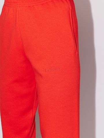 LeGer by Lena Gercke Tapered Broek 'Ruby' in Rood