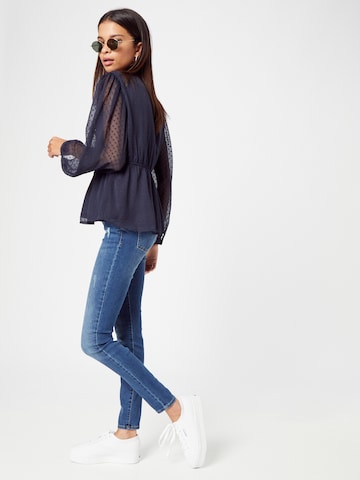 ONLY - Blusa 'Bettina' en azul