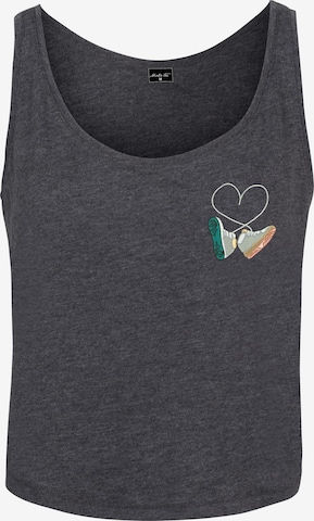 pilka Merchcode Palaidinė be rankovių: priekis