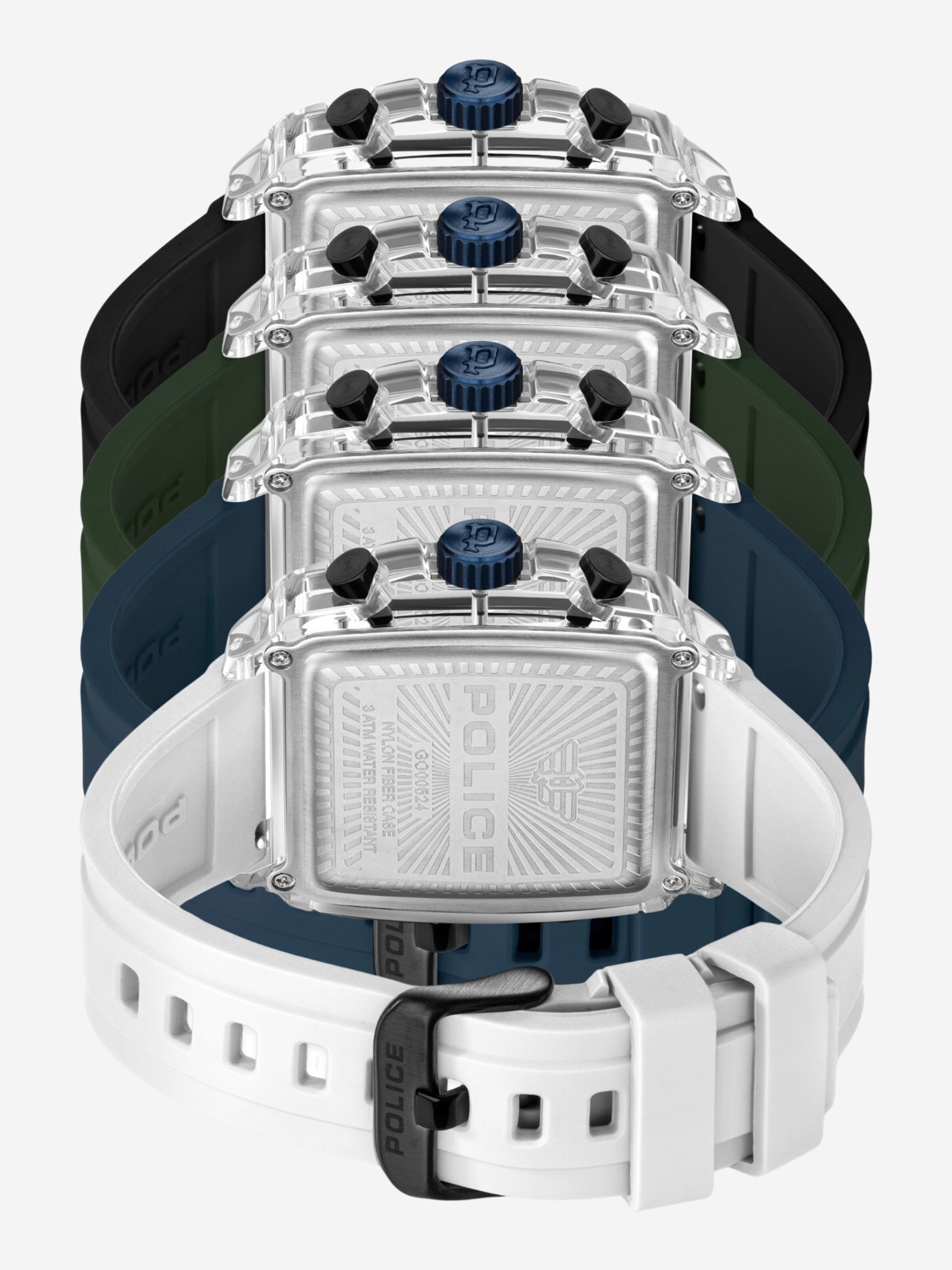 POLICE Analog watch ' Clout ' in Black