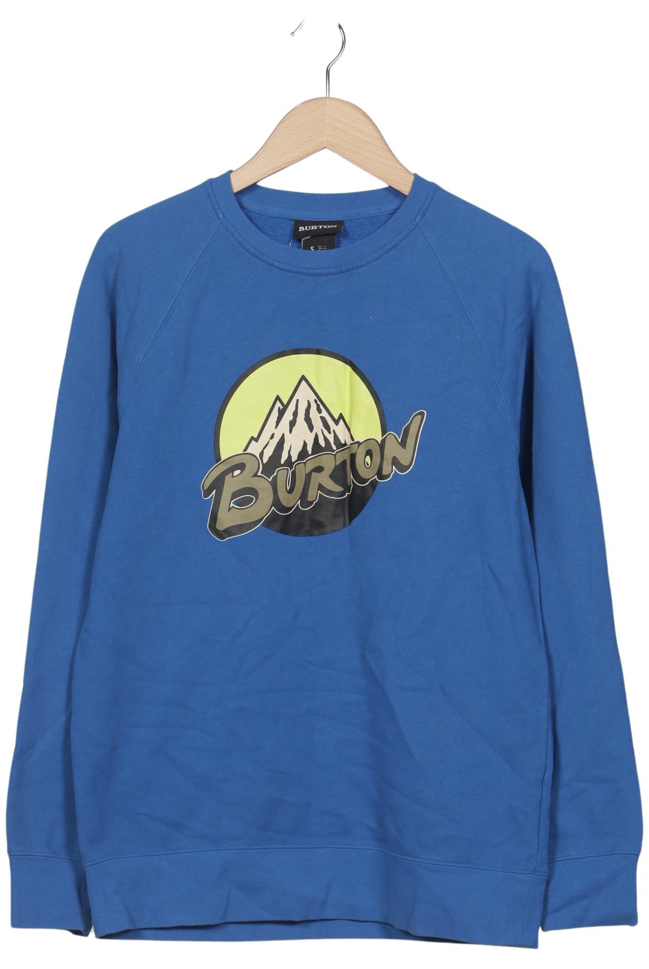 BURTON Sweatshirt & Zip-Up Hoodie in S in Blue: front