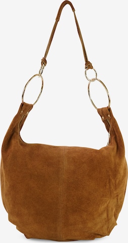 HARPA Handbag 'BOHO' in Brown: front