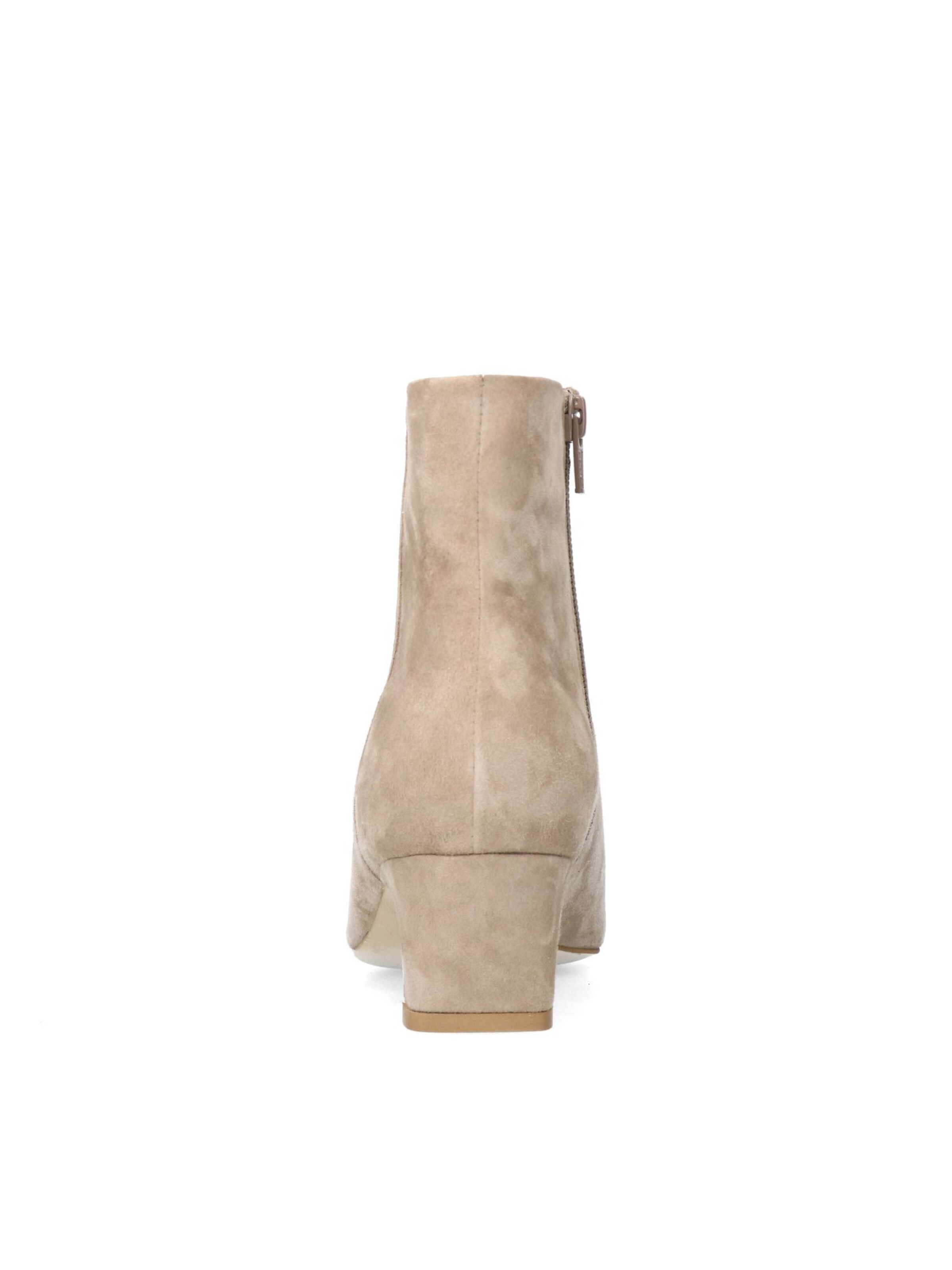 MANFIELD Ankle Boots in Beige
