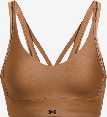 UNDER ARMOUR Sports Bra ' Infinity 2.0' in Brown: front