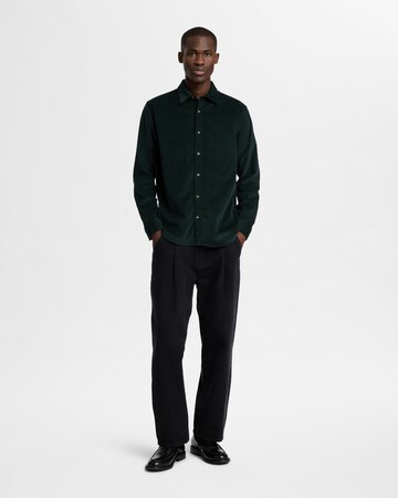 Regular fit Camicia 'Regowen' di SELECTED HOMME in verde
