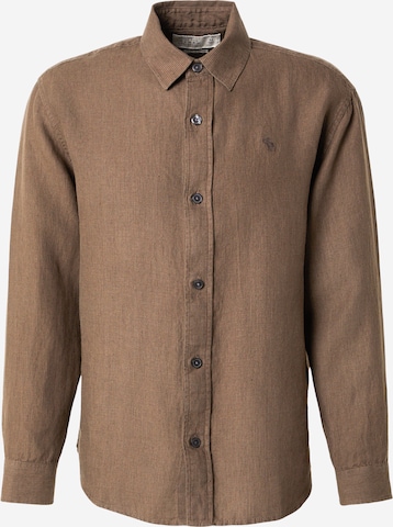 Abercrombie & Fitch Skjorta 'FEB4' i brun: framsida