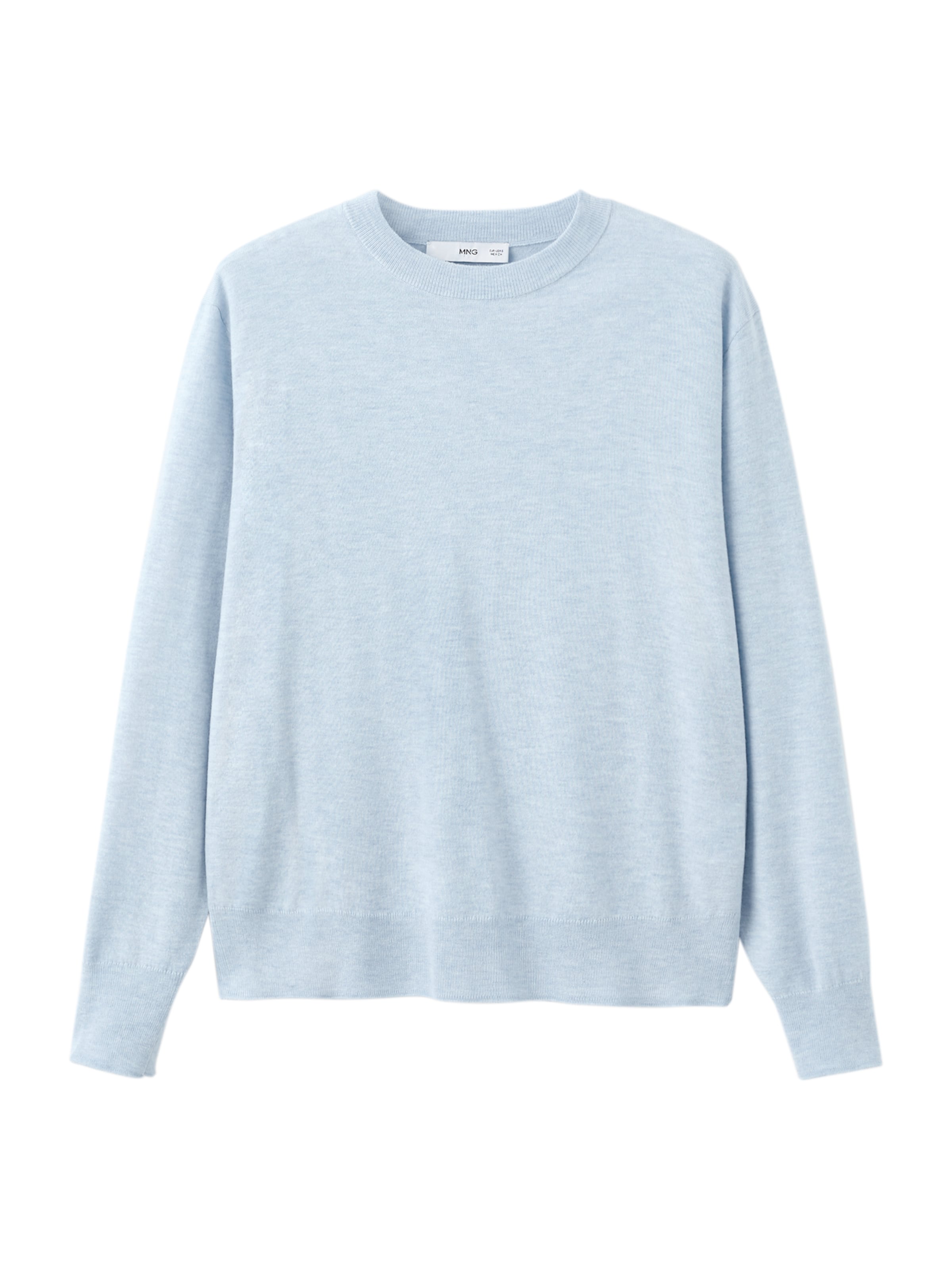 MANGO Sweter 'MILI' w kolorze niebieski: przód