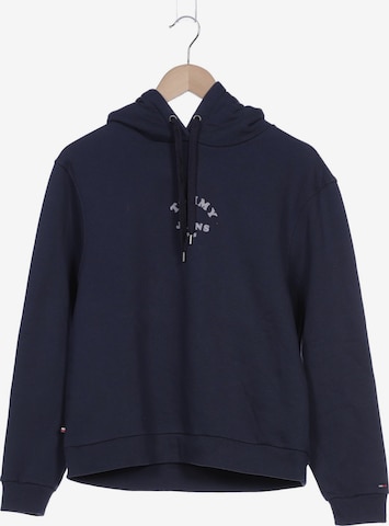 Tommy Jeans Sweatshirt & Zip-Up Hoodie in M in Blue: front