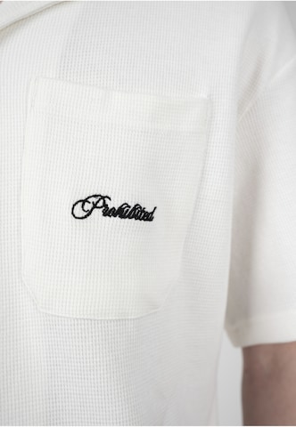 Prohibited Comfort fit Overhemd 'Seaside' in Wit
