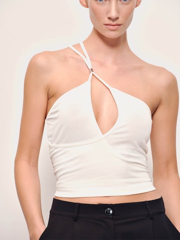 Top 'Delia' di RÆRE by Lorena Rae in bianco