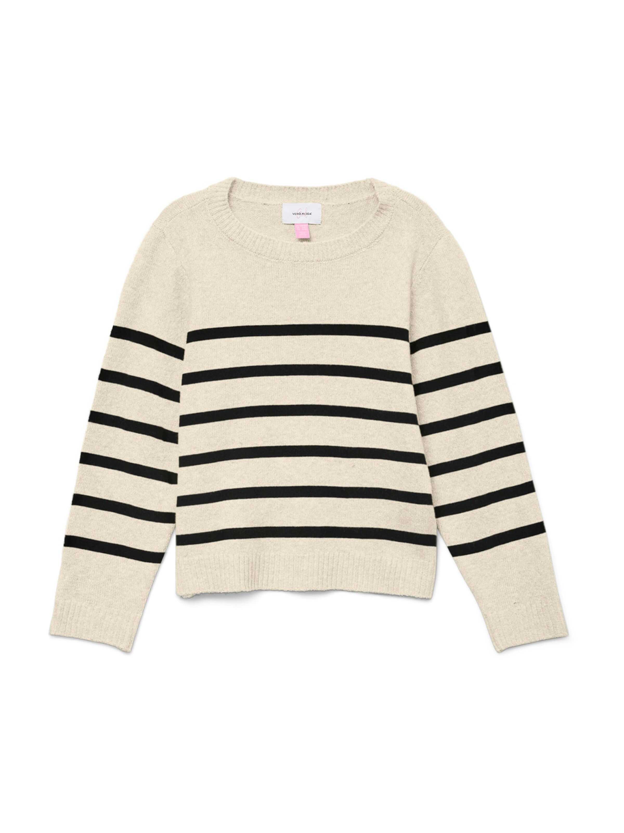 Vero Moda Girl Sweater 'VMSABA' in Beige: front