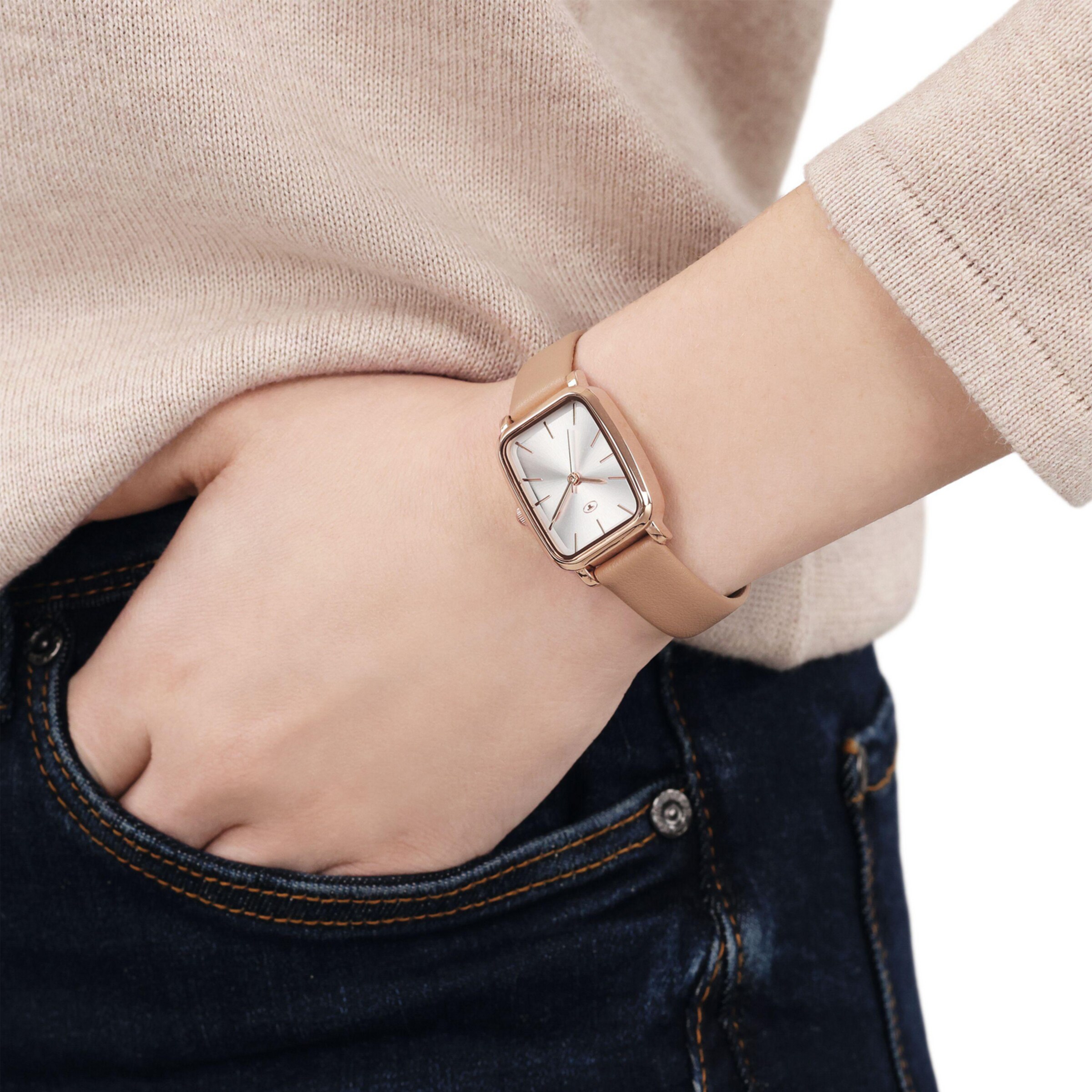 TOM TAILOR Uhr in Braun