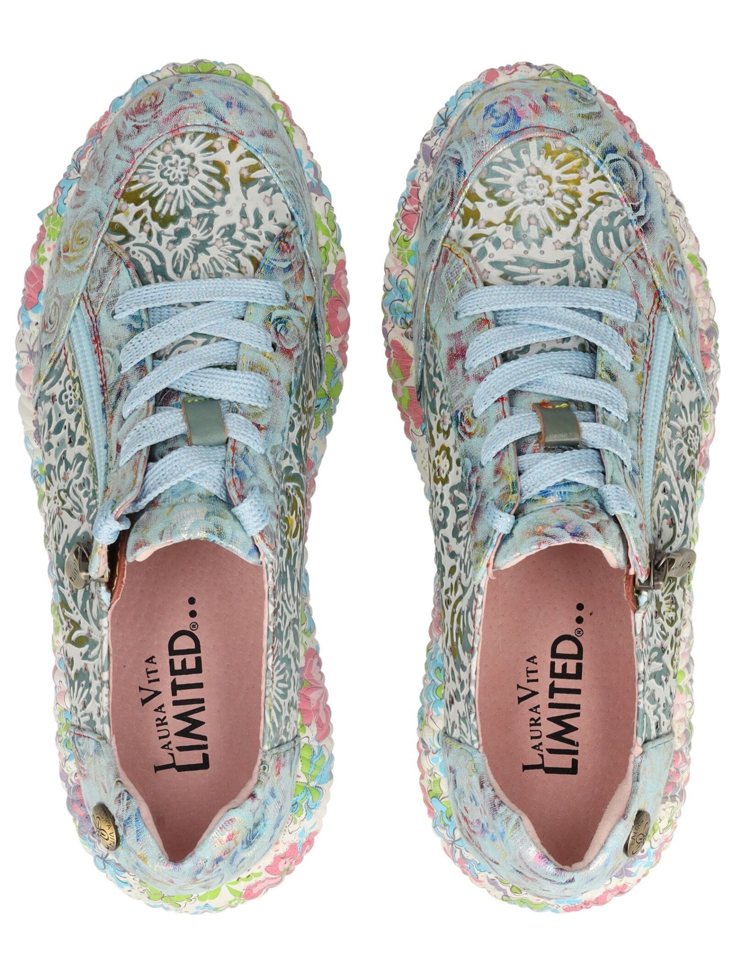 Baskets basses Laura Vita en bleu