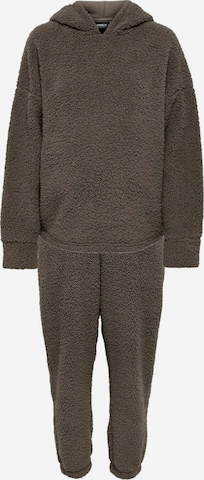 Only Maternity Sweatsuit in Brown: front
