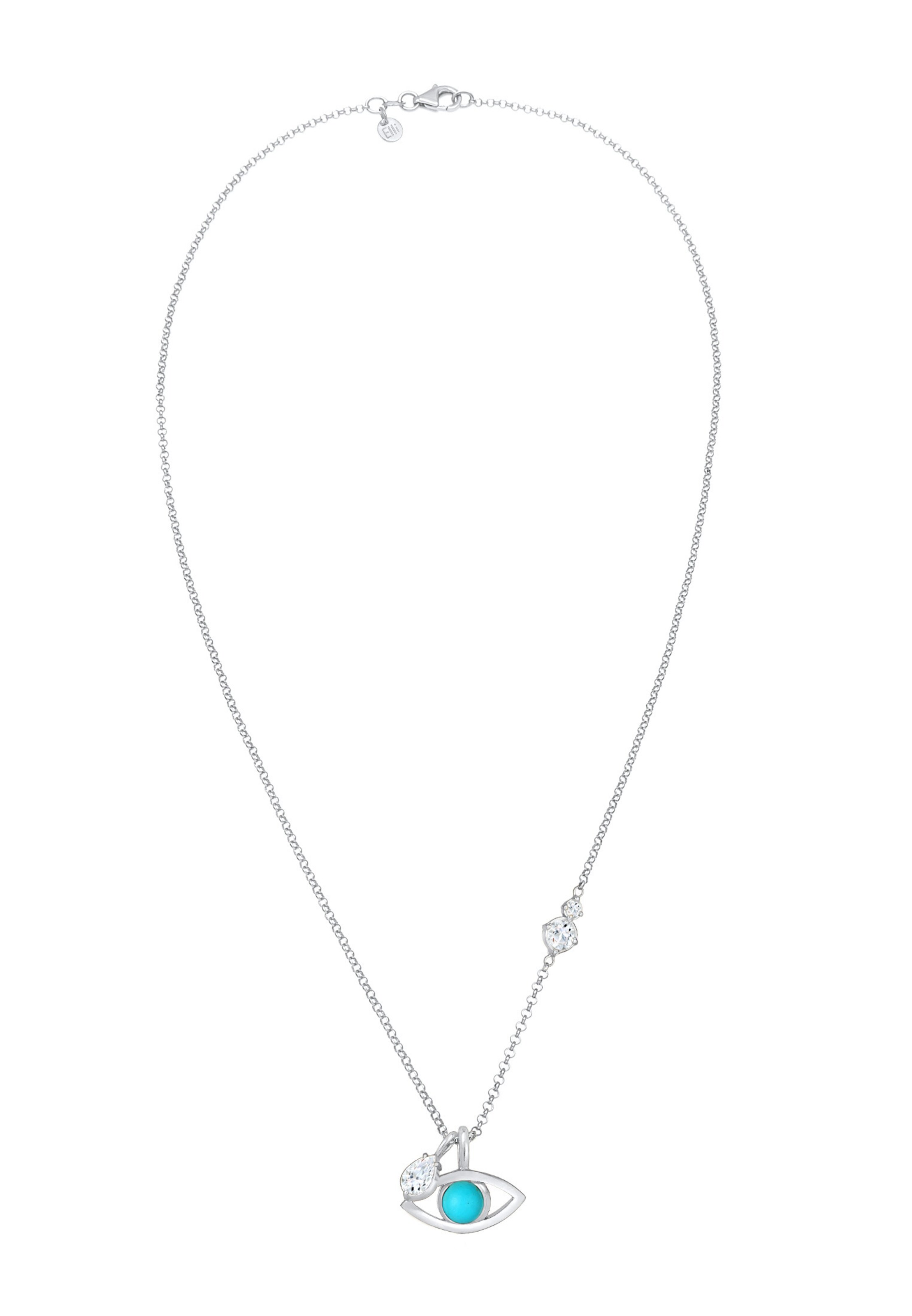 Chaîne 'Evil Eye' ELLI PREMIUM en argent