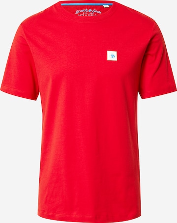 SCOTCH & SODA T-Shirt 'Essential' in Rot: predná strana