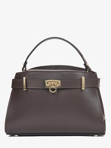 Estro Handtas '1319' in Bruin: voorkant