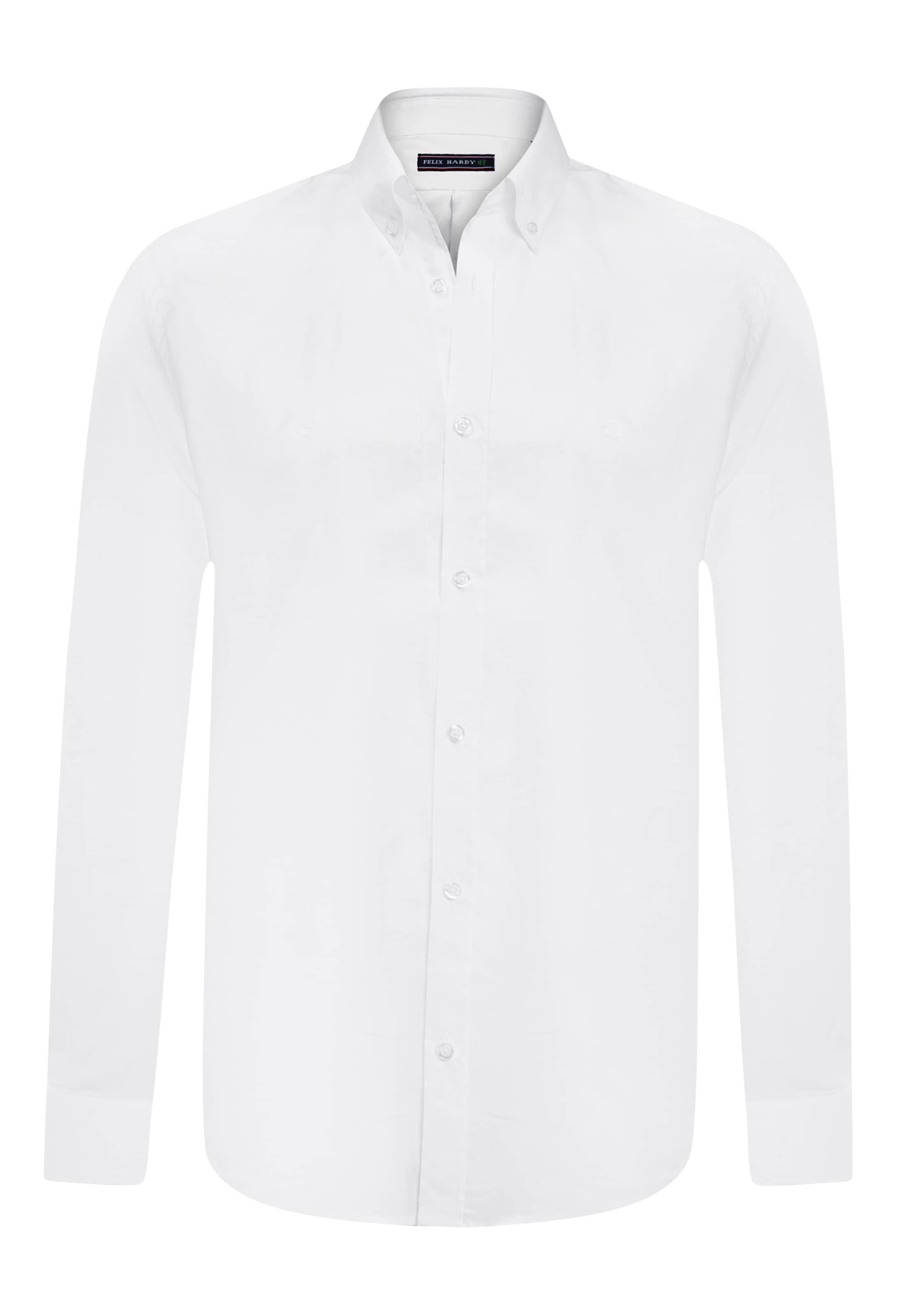 Felix Hardy Regular Fit Hemd in Weiß: Vorderseite