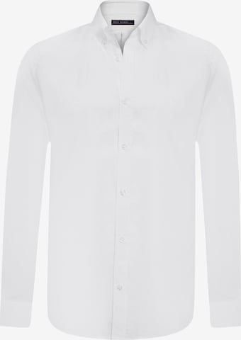 Felix Hardy Regular fit Button Up Shirt in White: front
