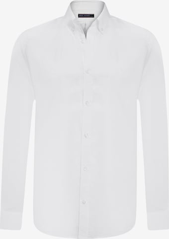 Chemise Felix Hardy en blanc : devant