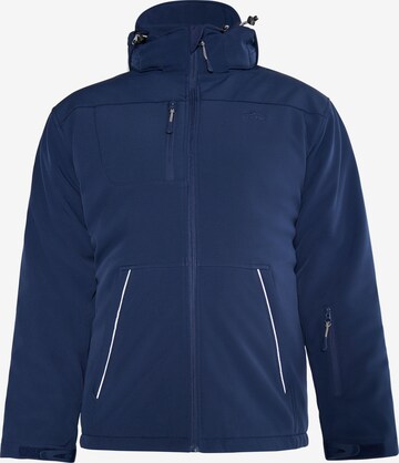 ICEBOUND Between-Season Jacket in Blue: front