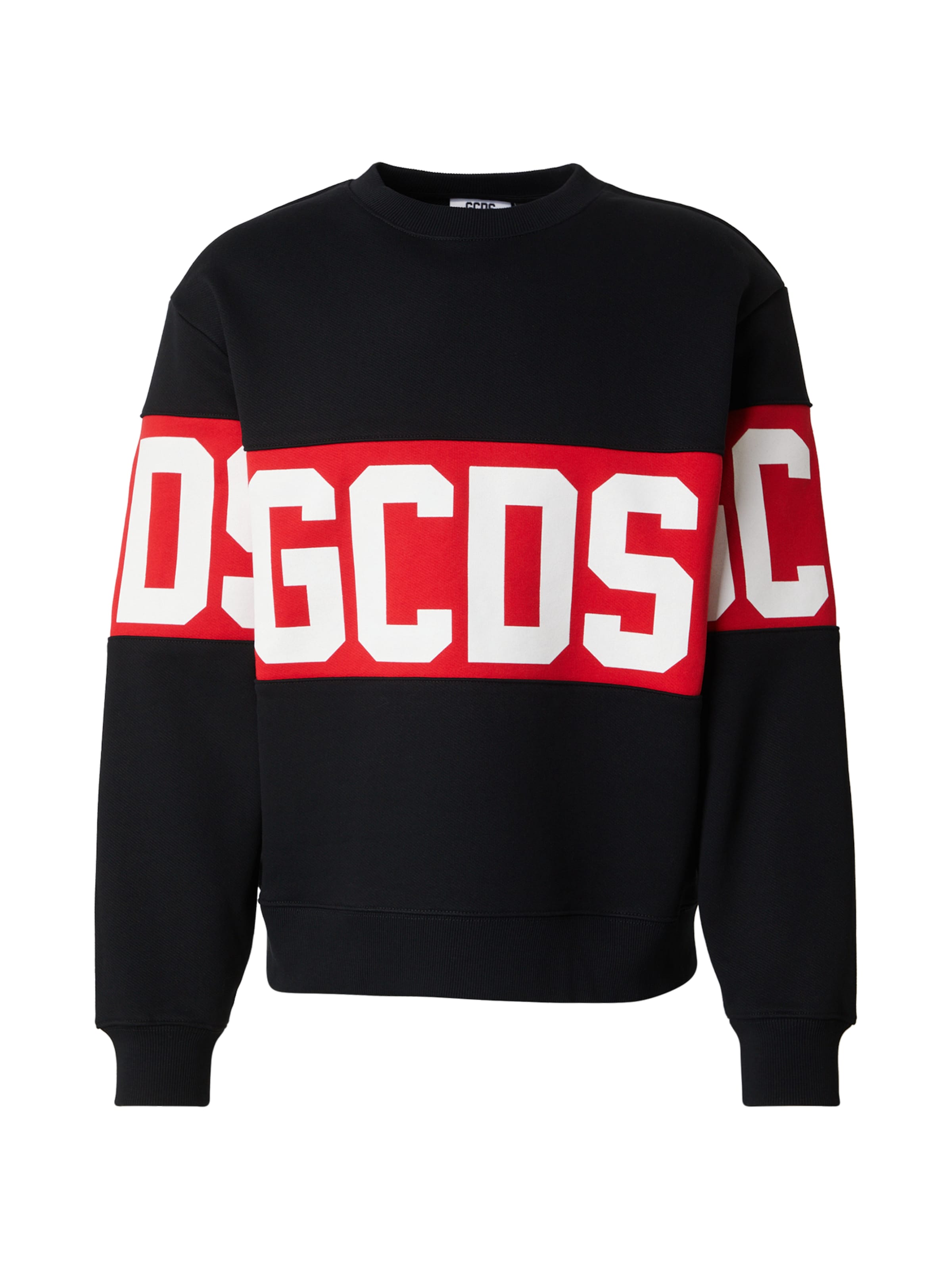 GCDS Mikina - Čierna: predná strana