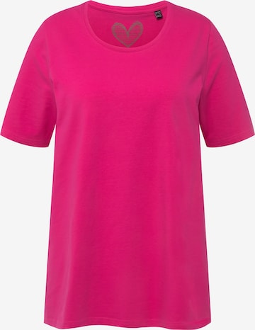 Ulla Popken Shirt in Roze: voorkant