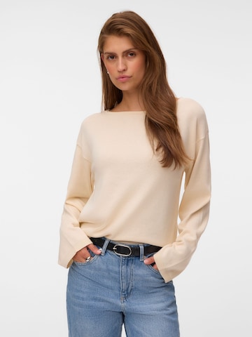VERO MODA Pullover 'VMNoma' in Beige: Vorderseite