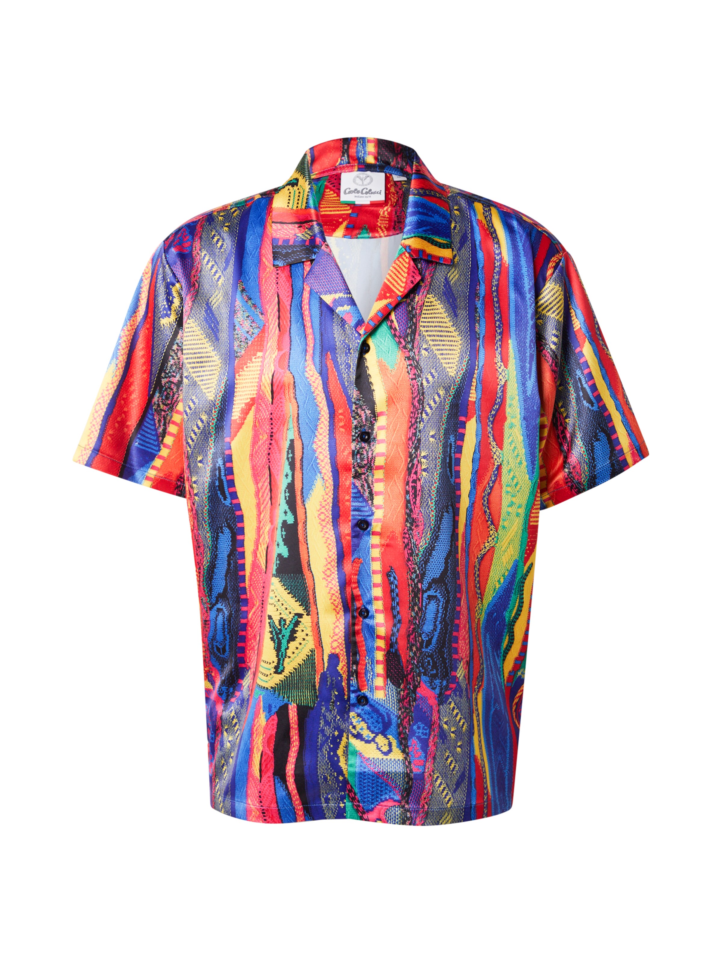 Carlo Colucci Button Up Shirt in Red: front