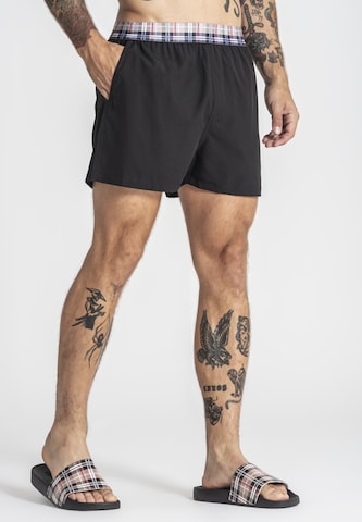 Gianni Kavanagh Board Shorts 'British' in Black