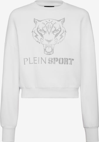 Felpa 'Tiger' di Plein Sport in bianco: frontale