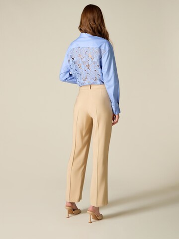 oltre - Acampanado Pantalón en beige