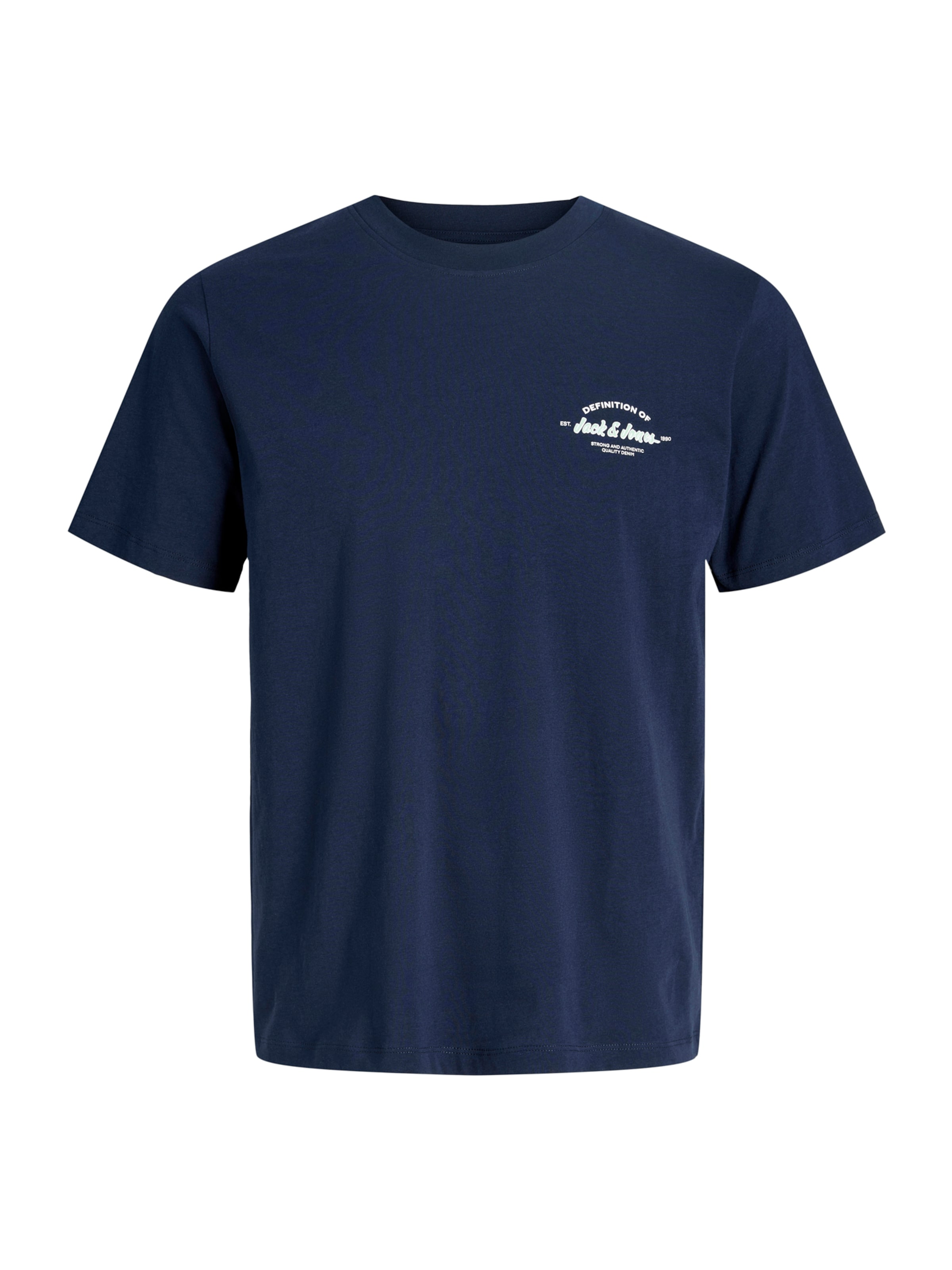 Jack & Jones Plus Shirt 'JJBRANDON' in Blauw: voorkant