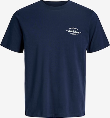 Jack & Jones Plus Shirt 'JJBRANDON' in Blauw: voorkant