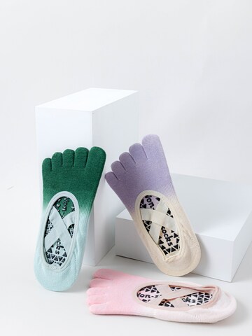 Millo Athletic Socks 'Freedom Yoga' in Green