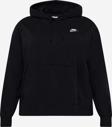 Nike Sportswear Sweatshirt in Zwart: voorkant