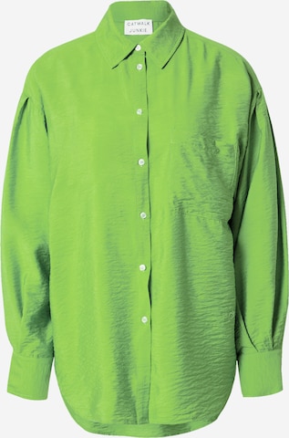 CATWALK JUNKIE Bluzka 'DAWN' w kolorze zielony: przód