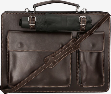 Gave Lux Document Bag in Brown: front