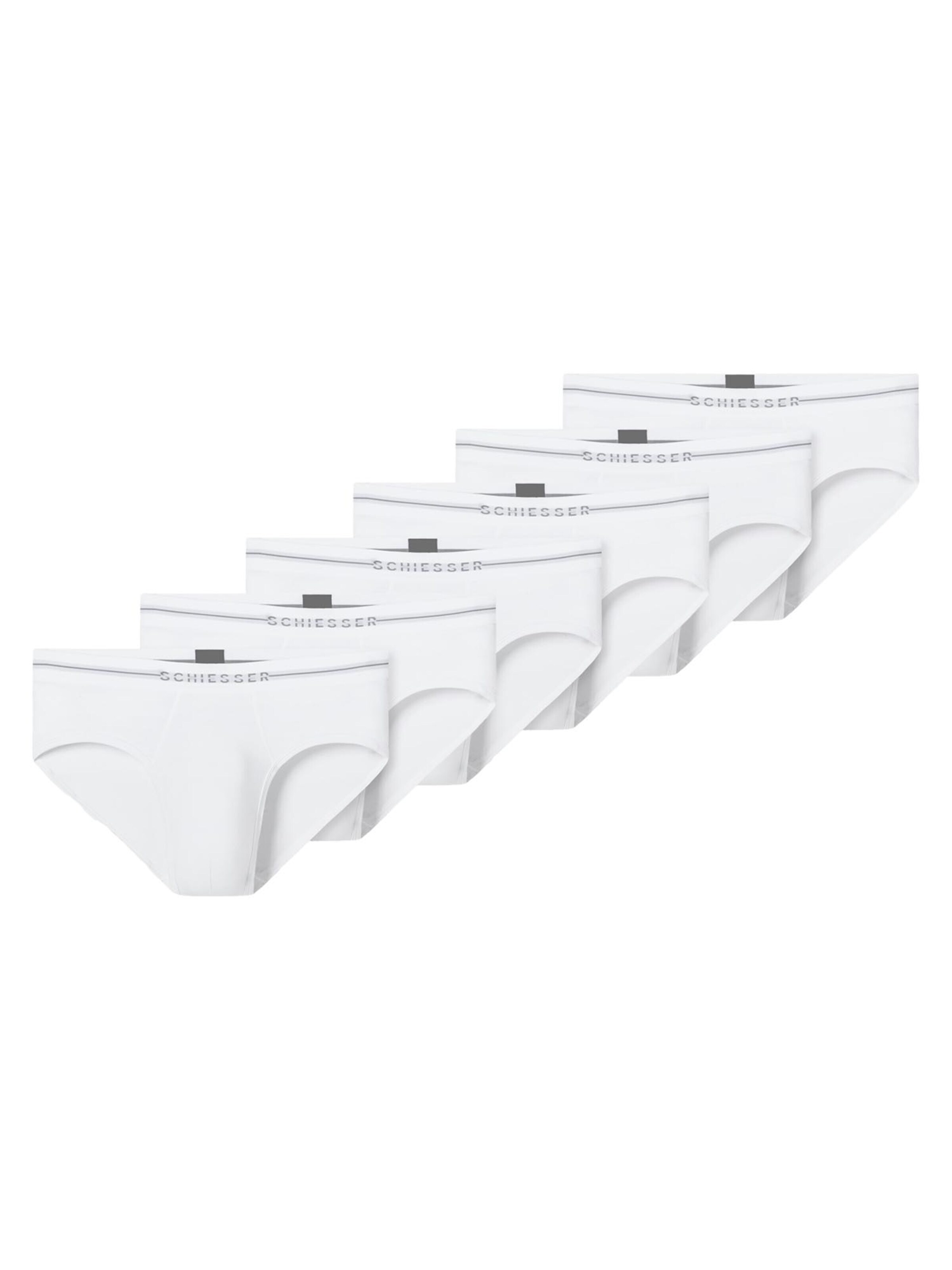 SCHIESSER Slip 'Cotton Flex'‌‌‌‌ in Weiß: Vorderseite