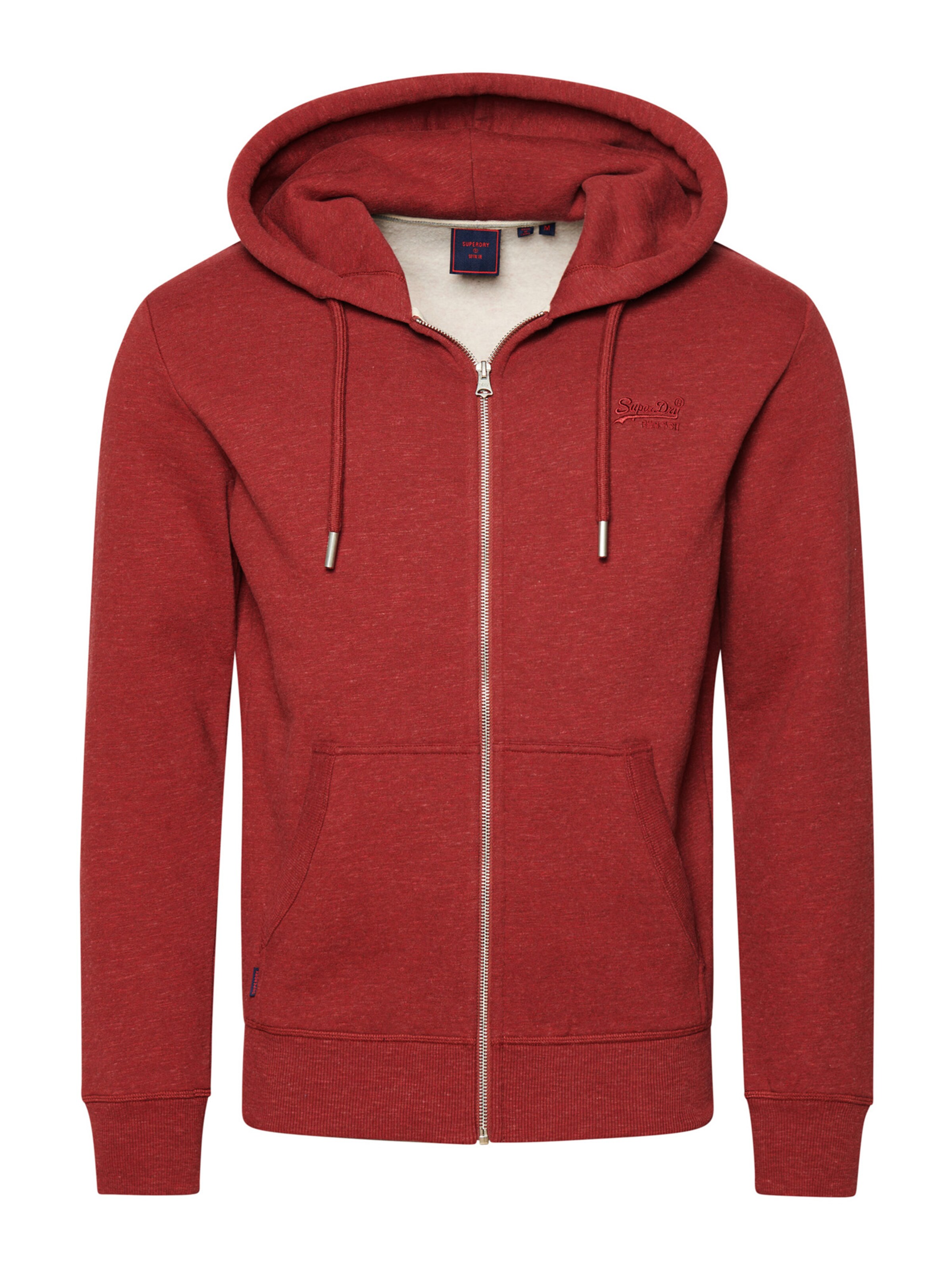 Veste de survêtement Superdry & Co en rouge : devant