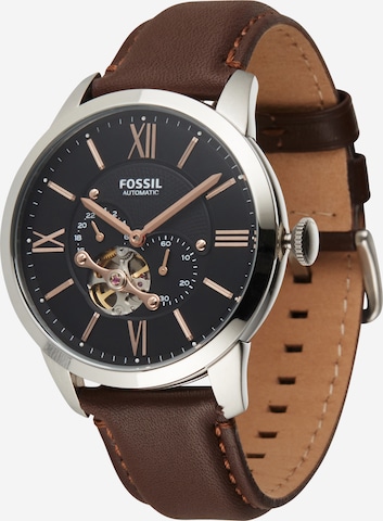 FOSSIL - Relógios analógicos 'Townsman' em castanho: frente