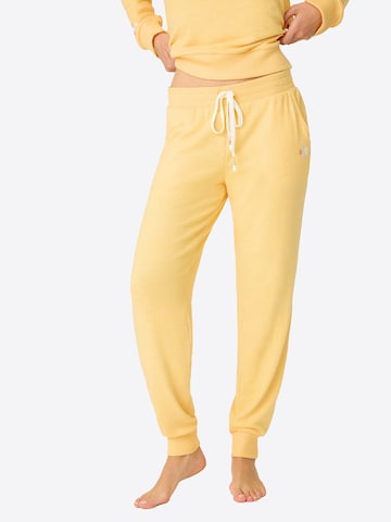 Pantalon de pyjama 'Sunshine On My Mind' PJ Salvage en jaune : devant