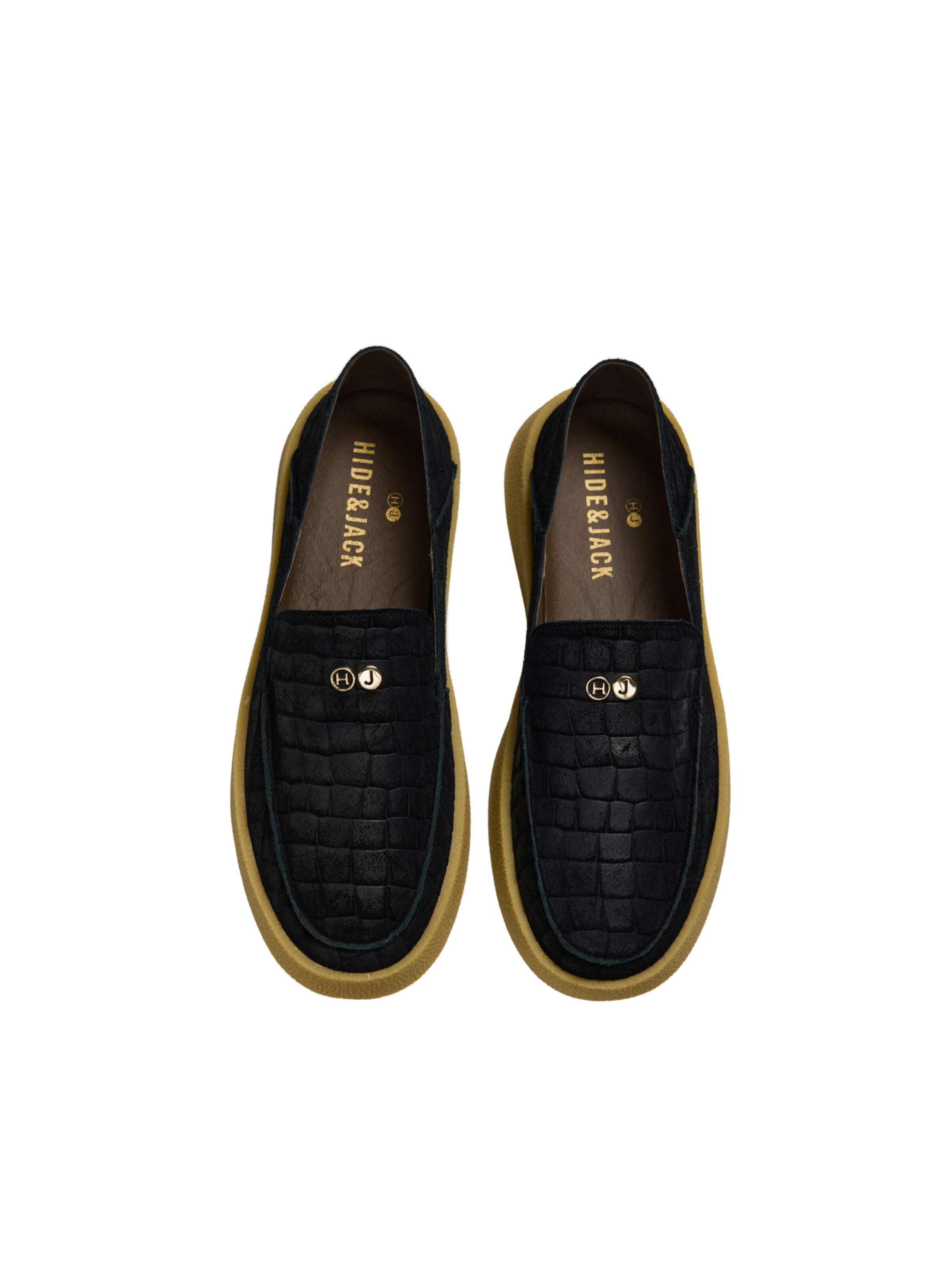 Hide&Jack Slipper 'Riva Black Honey'‌‌‌ in Schwarz