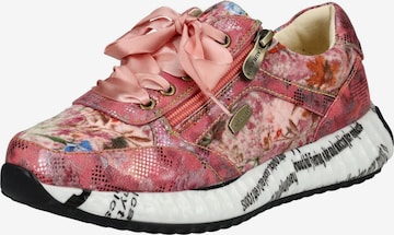 Laura Vita Platform trainers in Pink: front