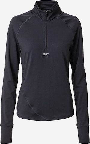 Reebok Sportsweatshirt in Schwarz: predná strana