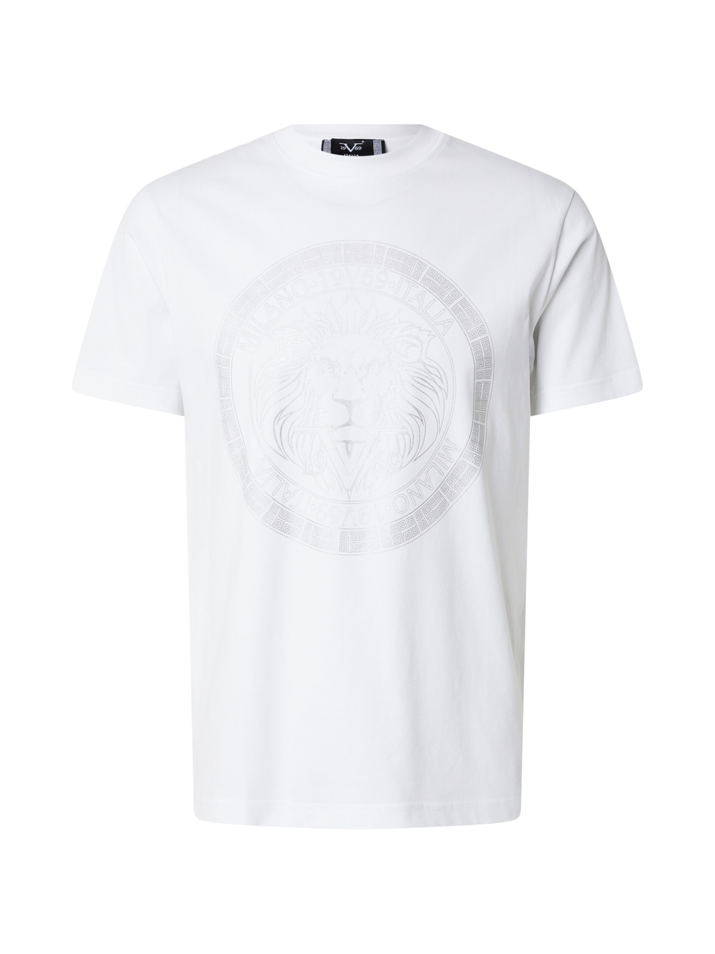 19V69 ITALIA T-Shirt in Weiß: Vorderseite