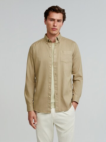 Chemise 'New Forest' Scalpers en gris : devant