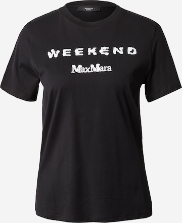 Weekend Max Mara قميص 'TALENTO' بلون أسود: الأمام