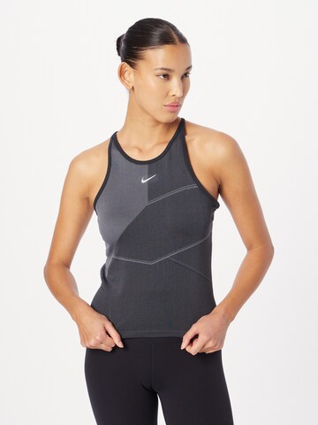 NIKE Sporttop in Zwart: voorkant