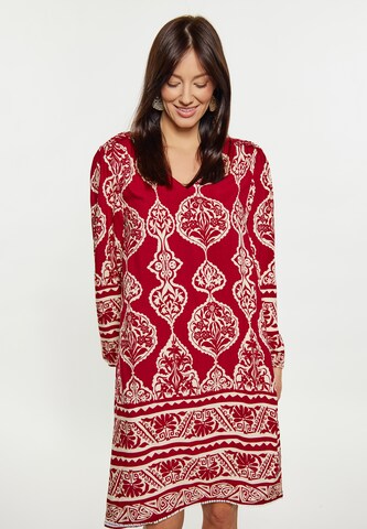 Usha Jurk in Rood: voorkant